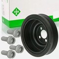 Schaeffler INA Riemenscheibe + Schrauben für AUDI SEAT SKODA VW 1.2D-2.0D