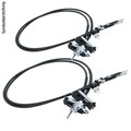 2x Handbremsseil Bremsseil hinten links + rechts passend für FIAT GRANDE EVO