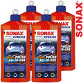 4x SONAX XTREME Ceramic Polish All-in-One Auto Lack Politur & Versiegelung 500ml