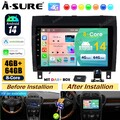 8-Core Android 14 Autoradio CarPlay DAB+ Kam GPS Navi Für Mercedes Benz SLK R171