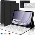 Hülle Für Samsung Galaxy Tab A9+ A8 S9 S10 FE S8 S7 mit Touchpad Tastatur QWERTZ