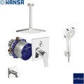 Hansa Twist Regendusche Duschkopf Unterputz Bluebox Brause Duschsystem Duschset