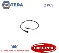 SS20296 ABS SENSOR DREHZAHLFÜHLER DELPHI 2PCS FÜR RENAULT CLIO III