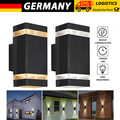 LED Wandleuchte Cube Würfel Wandlampe außen/innen Licht up down Flur Strahler