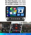 6+128G 10.1'' Carplay Android Autoradio GPS NAVI BT FM Für Fiat Ducato 2006-2024