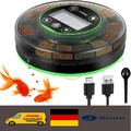 Petbank Futterautomat Aquarium Wiederaufladbare Fischfutterspender mit Timer ...
