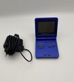 Nintendo Gameboy Advance SP Blau Inkl. Ladekabel