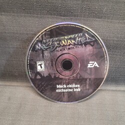 Bonus DVD Only Need for Speed Most Wanted Black Edition PS2 Xbox PC Bonus DVD