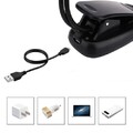 LED Klemmleuchte dimmbar USB Akku Leselampe Tischlampe Schreibtisch Leuchte
