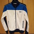 PUMA Retro Trainingsjacke weiß blau Gr.XL | Herren Vintage Full Zip