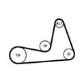 Keilrippenriemensatz Continental CTAM 6PK1130K1 für DACIA LADA