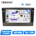 Android 14 1+32G Apple Carplay Autoradio GPS NAV Grau Für Opel Astra H Corsa C/D