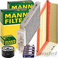MANN FILTER INSPEKTIONSPAKET passend für RENAULT CLIO 3 III 1.4 16V 88+98 PS