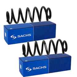 2X SACHS FAHRWERKSFEDERN SATZ HINTEN PASSEND FÜR SEAT ALHAMBRA VW SHARAN FEDERN