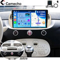 64G 9" Für Fiat 500 2007-2015 Autoradio Android 13 Apple Carplay GPS BT WIFI RDS