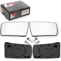 2x Spiegelglas links rechts heizbar asphärisch konvex für Mercedes-Benz SL R129