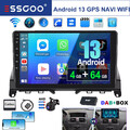 4G+64G DAB+ Android13 Carplay Autoradio GPS Für Mercedes Benz C Klasse W204 S204