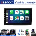 Autoradio DAB+ Für Fiat Bravo 2007-2012 Android 13 Apple CarPlay Nav RDS WIFI BT