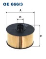 Ölfilter FILTRON OE 666/3 Filtereinsatz für RENAULT DACIA NISSAN MERCEDES SMART