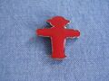 Pin Ampelmännchen Berlin Hauptstadt Deutschland DDR in rot