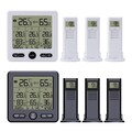 Wetterstation mit 3 Innen Außen Sensor Digital Neu Thermometer Hygrometer DHL
