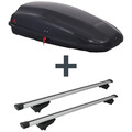 Dachbox G3 Arjes 320 + Dachträger G3 Clop airflow für Dacia Sandero Stepway III