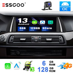 1025" IPS Autoradio Android 13 CarPlay KAM+ 8Kern 6+128G Für BMW 5er F10 F11 CIC