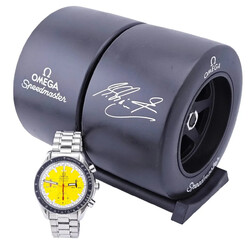 OMEGA Speedmaster Racing Michael Schumacher Edition Yellow - 3510.12 mit Box