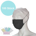 100x Mundschutz Premium | 3-Lagig Medizinische OP Maske Typ IIR  | elasti. Band