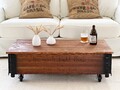 Couchtisch Beistelltisch Wohnzimmertisch Kaffeetisch Sofatisch Holz Staufach 