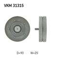 SKF VKM 31315 Umlenk-/Führungsrolle Keilrippenriemen für VW Audi Seat