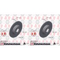 2x ZIMMERMANN SPORT Z 300mm BREMSSCHEIBEN HINTEN passend für MERCEDES C-KLASSE E