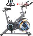 Heimtrainer Indoor Cycling Fitness Bike Fahrrad Trimmrad Hometrainer mit LCD DHL