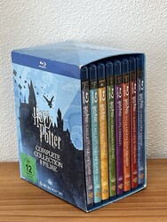 Harry Potter Blu Ray Complete Collection 8 Filme Box komplett Set im Schuber