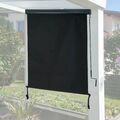 B-Ware Vertikalmarkise MCW-F42, Rollo, UV-Schutz 50 Stoff 250x140cm, schwarz