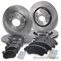ATEC BREMSSCHEIBEN+BREMSBELÄGE KLÖTZE VORNE+HINTEN FÜR PEUGEOT 206+CC 2A 2E 2D