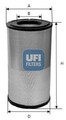 Luftfilter UFI 27.518.00 für NEW HOLLAND TS-A für FENDT Farmer Filtereinsatz