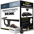 Anhängerkupplung BRINK starr für PEUGEOT 308 Break SW (Kombi) +E-Satz (AHK+ES)