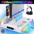 für PlayStation 5 PS5 Dual Controller Ladestation Mit Lüfter Vertikaler Standfuß