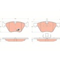 1x Bremsbelagsatz, Scheibenbremse TRW GDB1559 passend für BMW