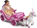 Huffy Disney Princess Königlich Pferdekutsche Elektrofahrzeug Pink/Weiß B-WARE