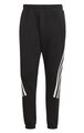 adidas Herren Future Icon 3-Streifen Strick Hose Schwarz Run Jogger Freizeit-...