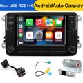 6.5" Für VW Passat Golf CC RCD440 PRO CarPlay Android Auto Rear USB Radio Stereo