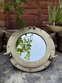 Antik Messing Oberfläche Port Loch Nautisch Maritim Schiff Fenster Wand Spiegel