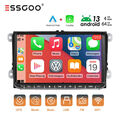 9"Autoradio CarPlay 4+64GB Für VW Caddy Golf GTI T5 T6 Passat Polo 6R Skoda GPS