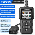 TOPDON AL400 Profi KFZ Diagnosegerät Auto OBD2 Scanner Fehlerspeicher Lesegerät