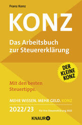 Konz, Das Arbeitsbuch zur Steuererklärung 2022/23 | 2022 | deutsch