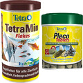 Tetramin Flakes - Fischfutter in Flockenform Für Alle Zierfische, 1 L Dose & Ple