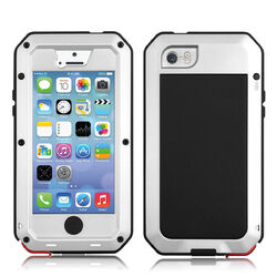 Wasserdicht Stoßfest Aluminium Gorilla Glas Metall Hülle Cover für Apple iPhoneFür iPhone X 8 6s 7, 6 Plus 6s 7 Plus, 4/4S/5/5S/5C/SE
