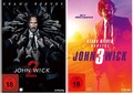 2 DVDs * JOHN WICK KAPITEL 2 + 3 IM SET - Keanu Reeves ~ FSK 18 # NEU OVP $